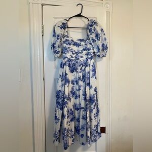 Blue Floral Emerson Dress